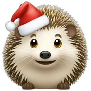 christmas-hedgehog sticker