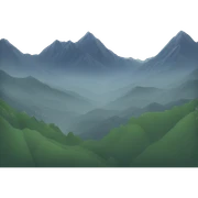 mountains sticker