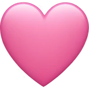 pink heart sticker
