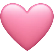 Pink heart  sticker