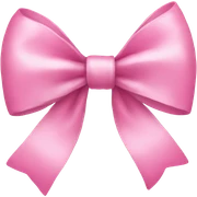 pink bow  sticker