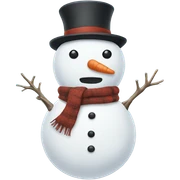 Snowman sticker