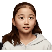 realistic portrait of a boy sticker