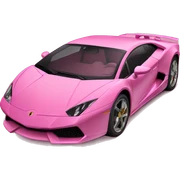 Pink Lamborghini  sticker