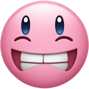 Kirby smile sticker