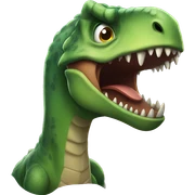Angry dinosaur  sticker
