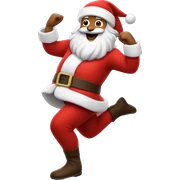 Dancing Santa  sticker