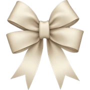 Christmas bow sticker