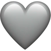 Heart grey sticker