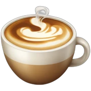 Coffee with cream  sticker