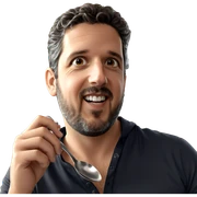 smiling boy with spoon sticker