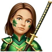 Emerald Samurai sticker