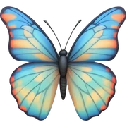 Aetetic butterfly sticker