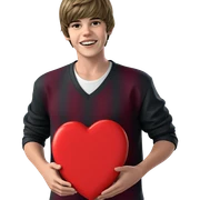 heartfelt smile of a boy sticker