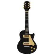 Black guitar sticker