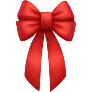 red bow sticker
