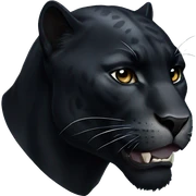 Black panther sticker