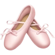 Pale pink ballet shoes sticker