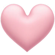Pastel pink heart sticker