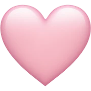 Light pink heart sticker