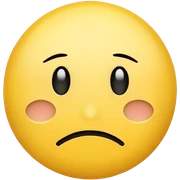 sad cute smiley face sticker