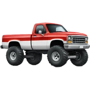 Lifted truck sticker