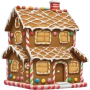 gingerbread house  sticker