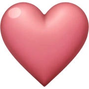Rosy brown heart sticker