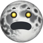Moon sticker