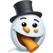 Drunk Snowman sticker