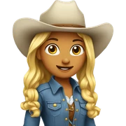 Cowgirl sticker