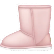 Light pink uggs sticker