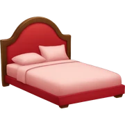 Bed red sticker