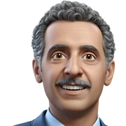 realistic portrait of a man sticker