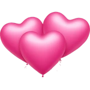 heart shaped balloons sticker