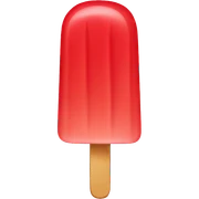 red ice pop sticker