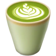 Matcha latte sticker