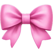 Pink bow sticker
