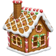 gingerbread house sticker