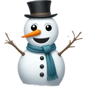 snowman sticker