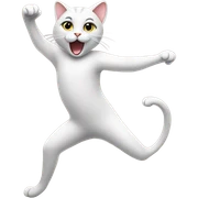 Dancing cat  sticker