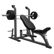 gym chest press machine sticker