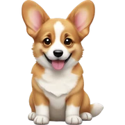 Corgi puppy sticker