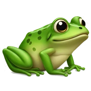 Frog sticker