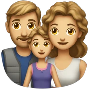 European family sticker