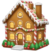 Gingerbread house sticker