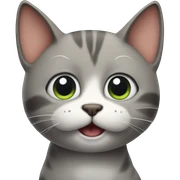 Talking cat sticker