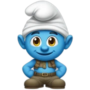 Smurf sticker