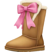 Ugg with bows  sticker