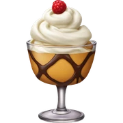 Dessert glass sticker